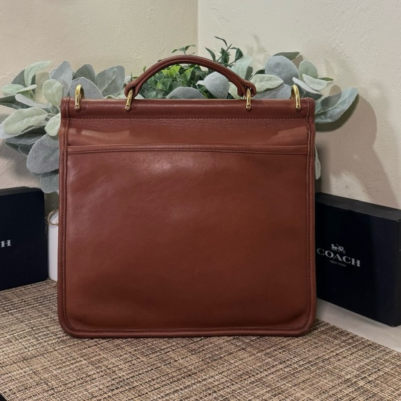 ❤️SOLD❤️Vintage Coach British Tan Willis Bag 9927 - Picture 6 of 12